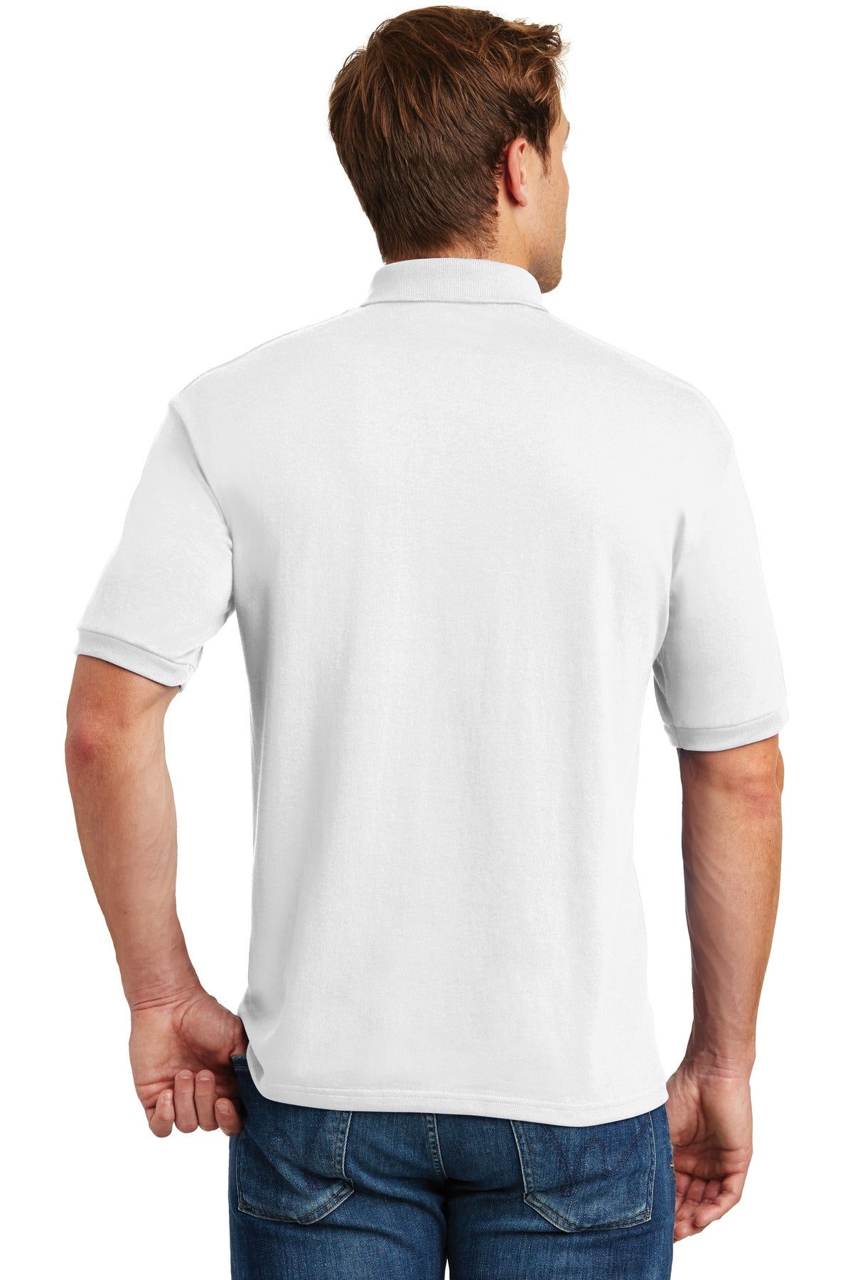 Hanes EcoSmart - 5.2-Ounce Jersey Knit Sport Shirt 054X
