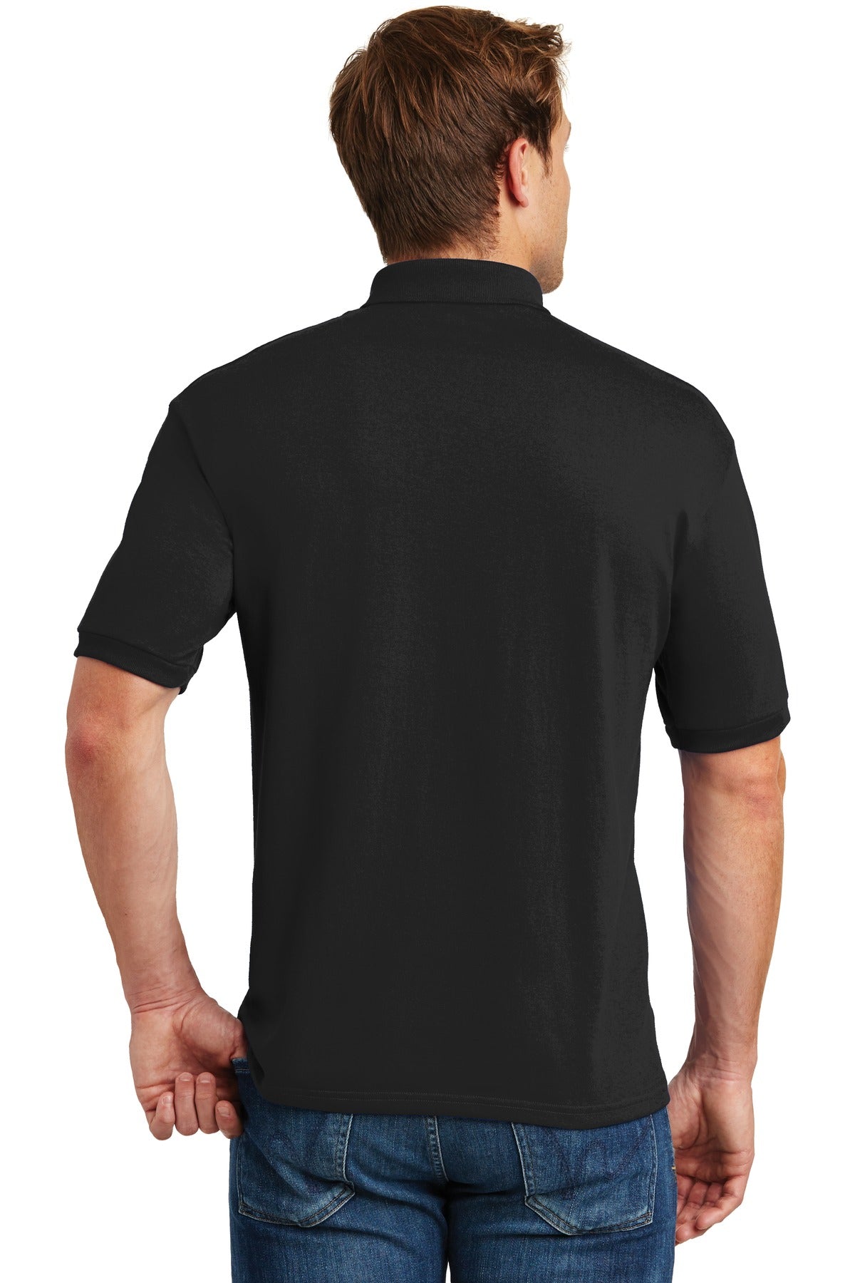 Hanes EcoSmart - 5.2-Ounce Jersey Knit Sport Shirt 054X