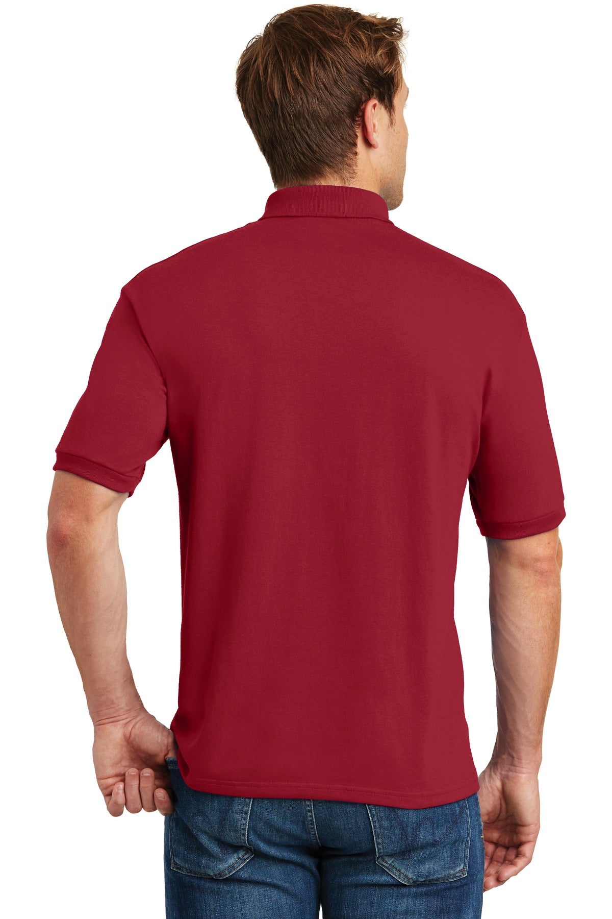 Hanes EcoSmart - 5.2-Ounce Jersey Knit Sport Shirt 054X