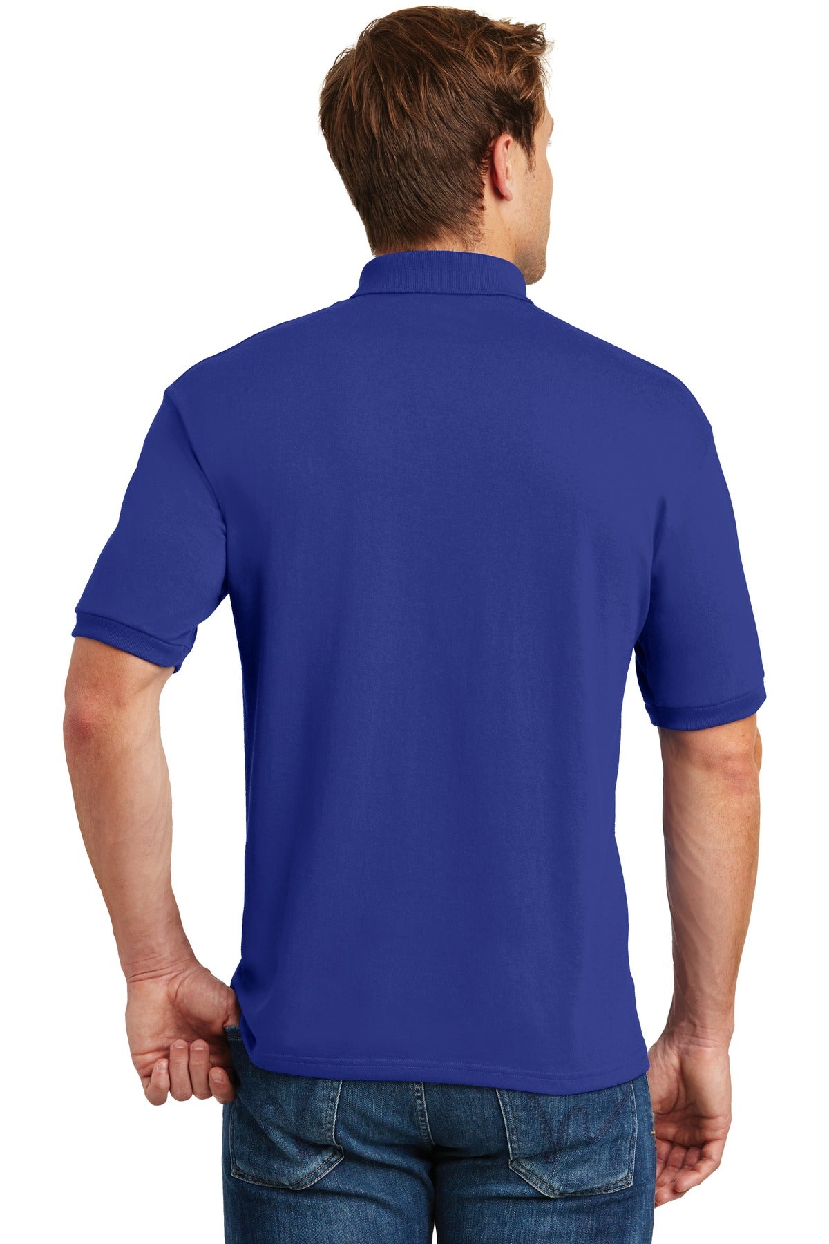 Hanes EcoSmart - 5.2-Ounce Jersey Knit Sport Shirt 054X