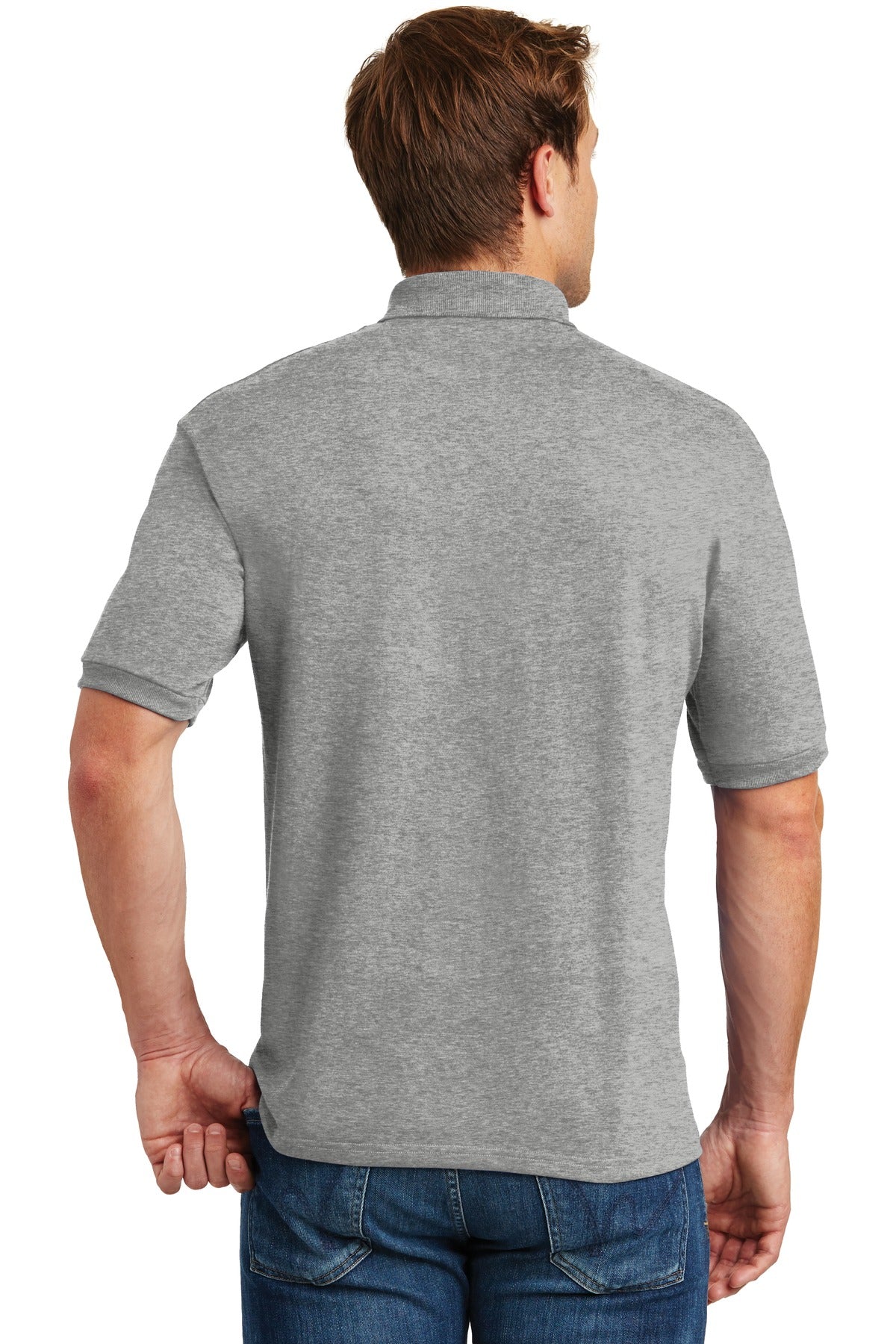 Hanes EcoSmart - 5.2-Ounce Jersey Knit Sport Shirt 054X