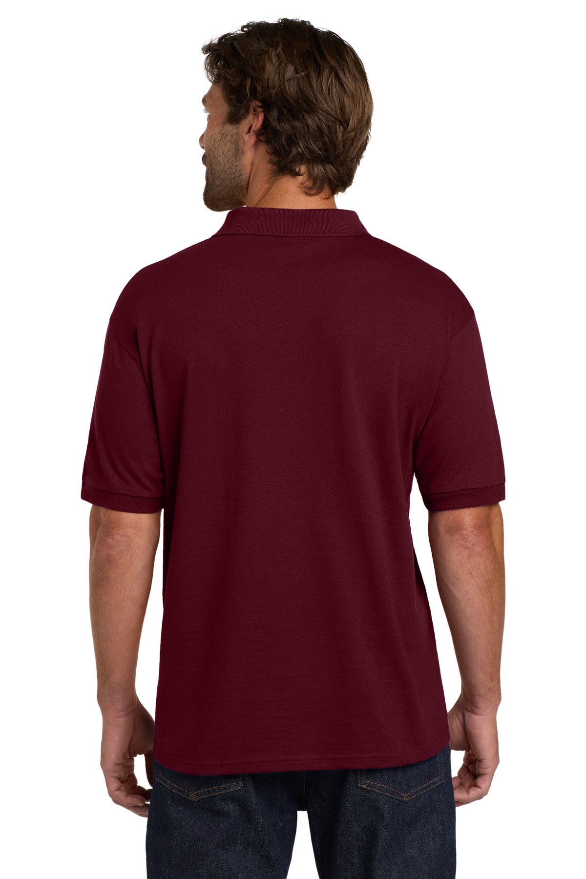 Hanes EcoSmart - 5.2-Ounce Jersey Knit Sport Shirt 054X