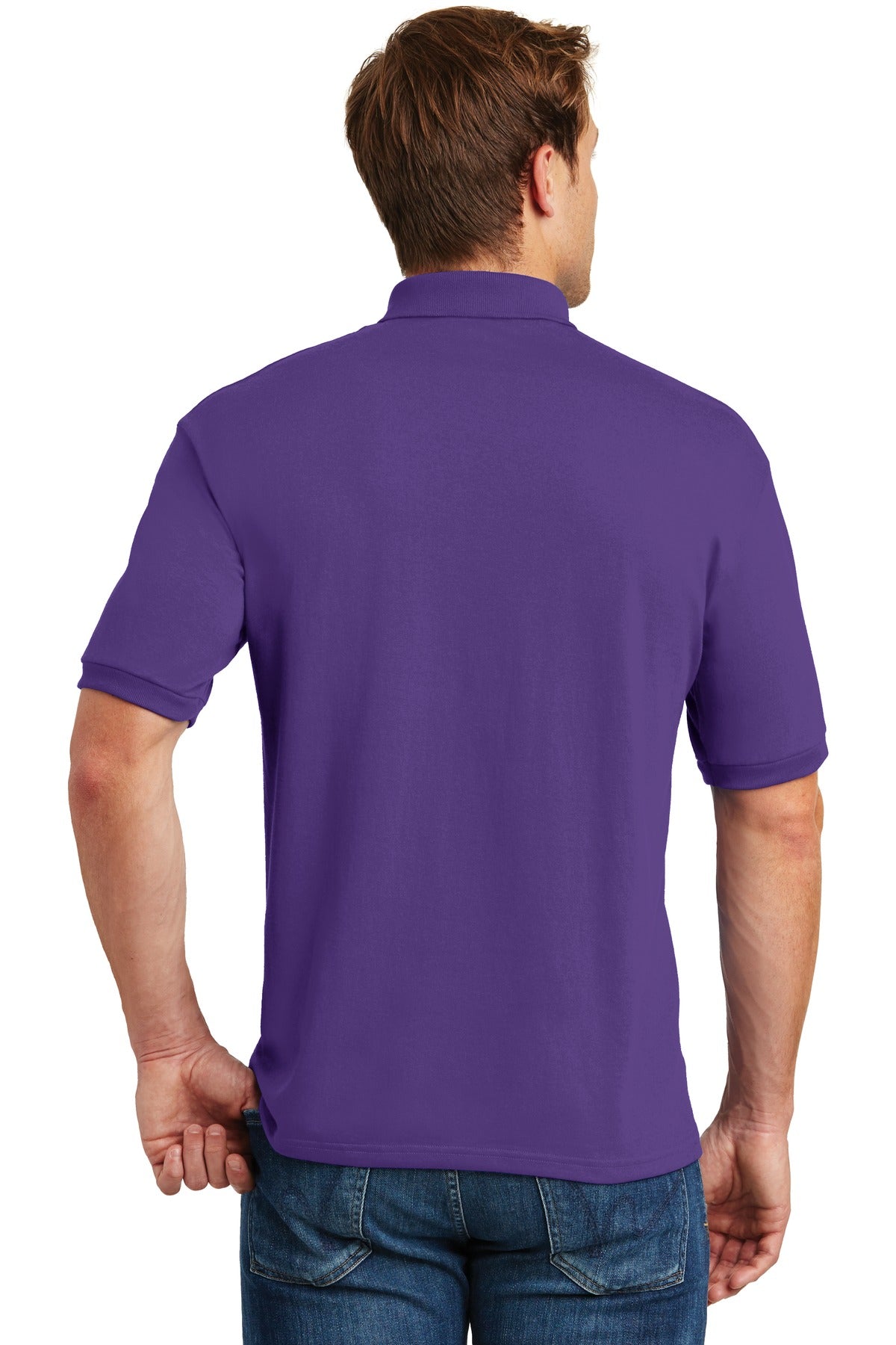 Hanes EcoSmart - 5.2-Ounce Jersey Knit Sport Shirt 054X