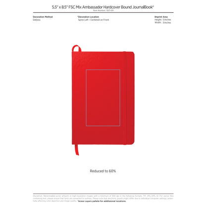 5.5&quot; x 8.5&quot; FSC&#174; Mix Ambassador Bound Journal