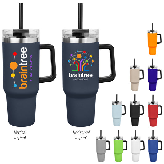40 OZ. FULL COLOR INTREPID STAINLESS STEEL TUMBLER