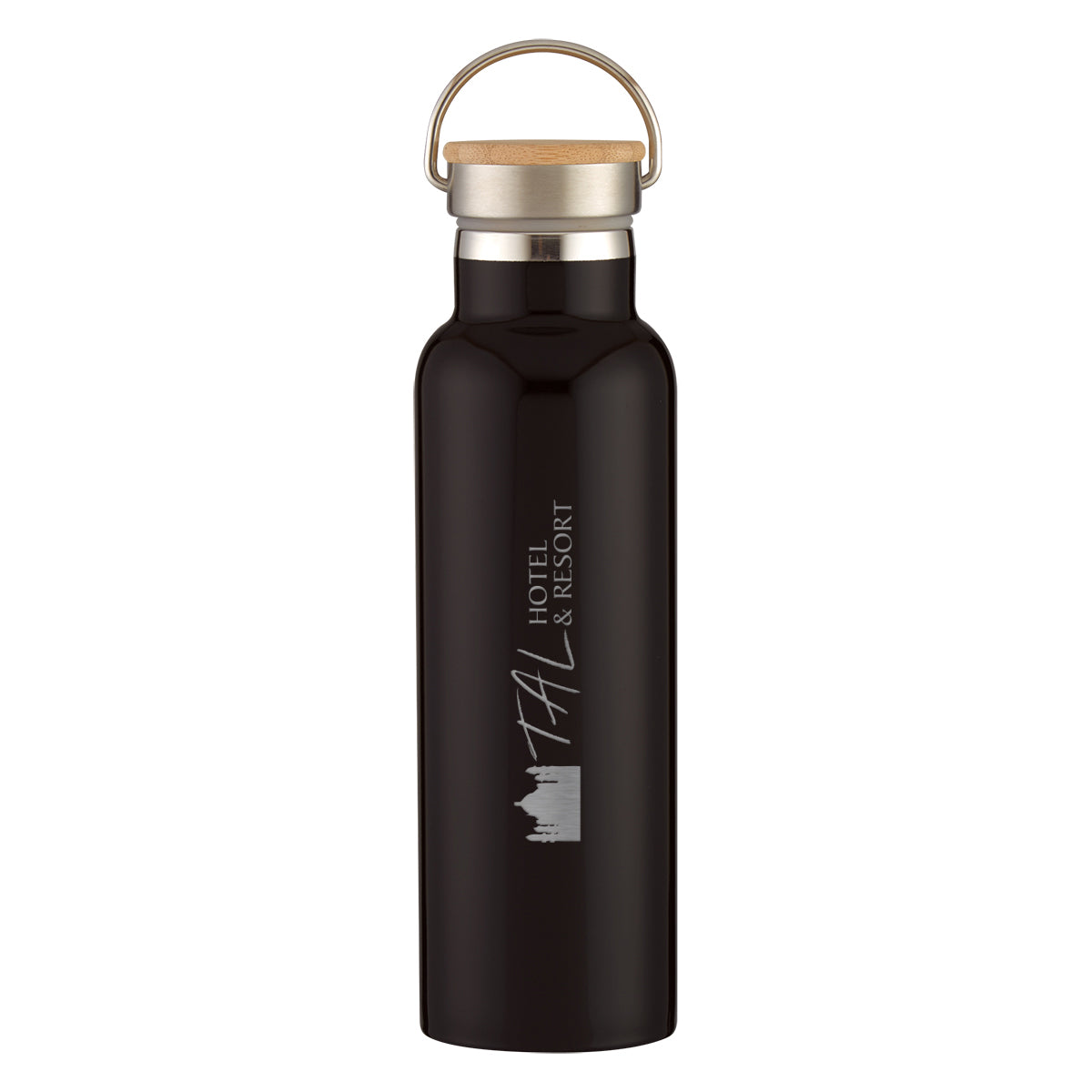 21 Oz. Liberty Stainless Steel Bottle With Wood Lid