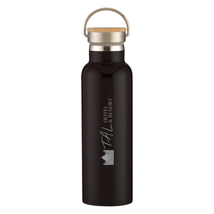 21 Oz. Liberty Stainless Steel Bottle With Wood Lid