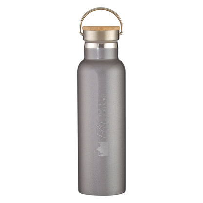 21 Oz. Liberty Stainless Steel Bottle With Wood Lid