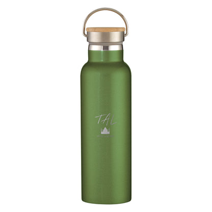 21 Oz. Liberty Stainless Steel Bottle With Wood Lid