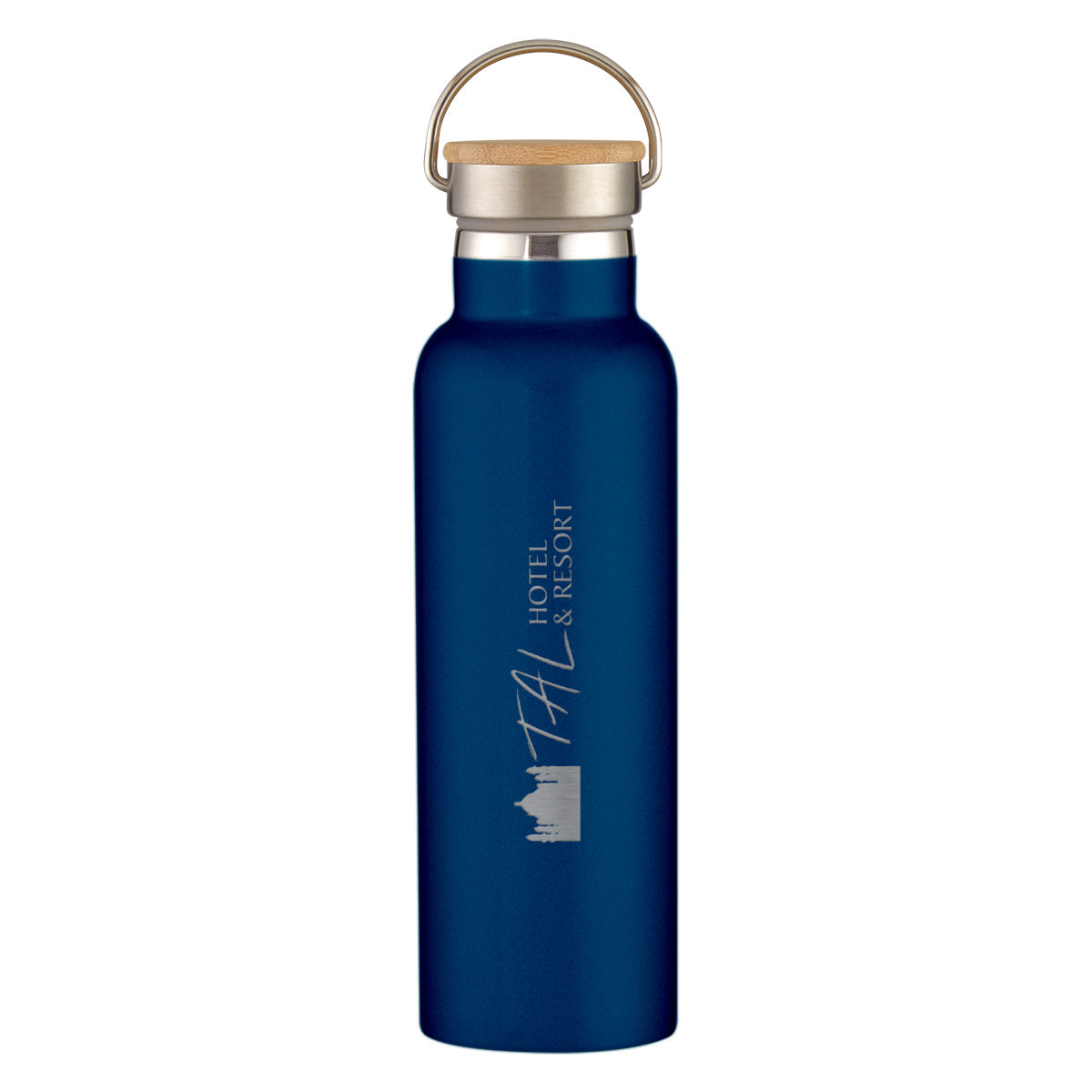 21 Oz. Liberty Stainless Steel Bottle With Wood Lid