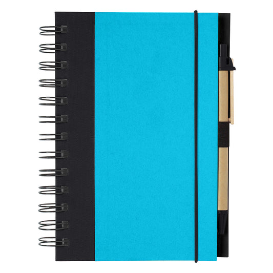 ECO-INSPIRED SPIRAL NOTEBOOK & PEN