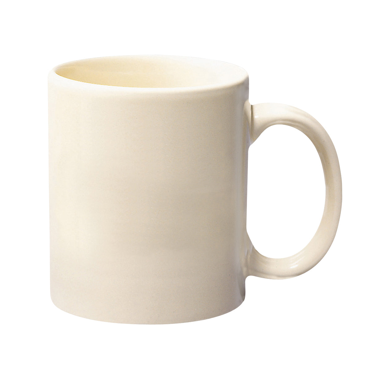 11 Oz. Colored Stoneware Mug With C-Handle