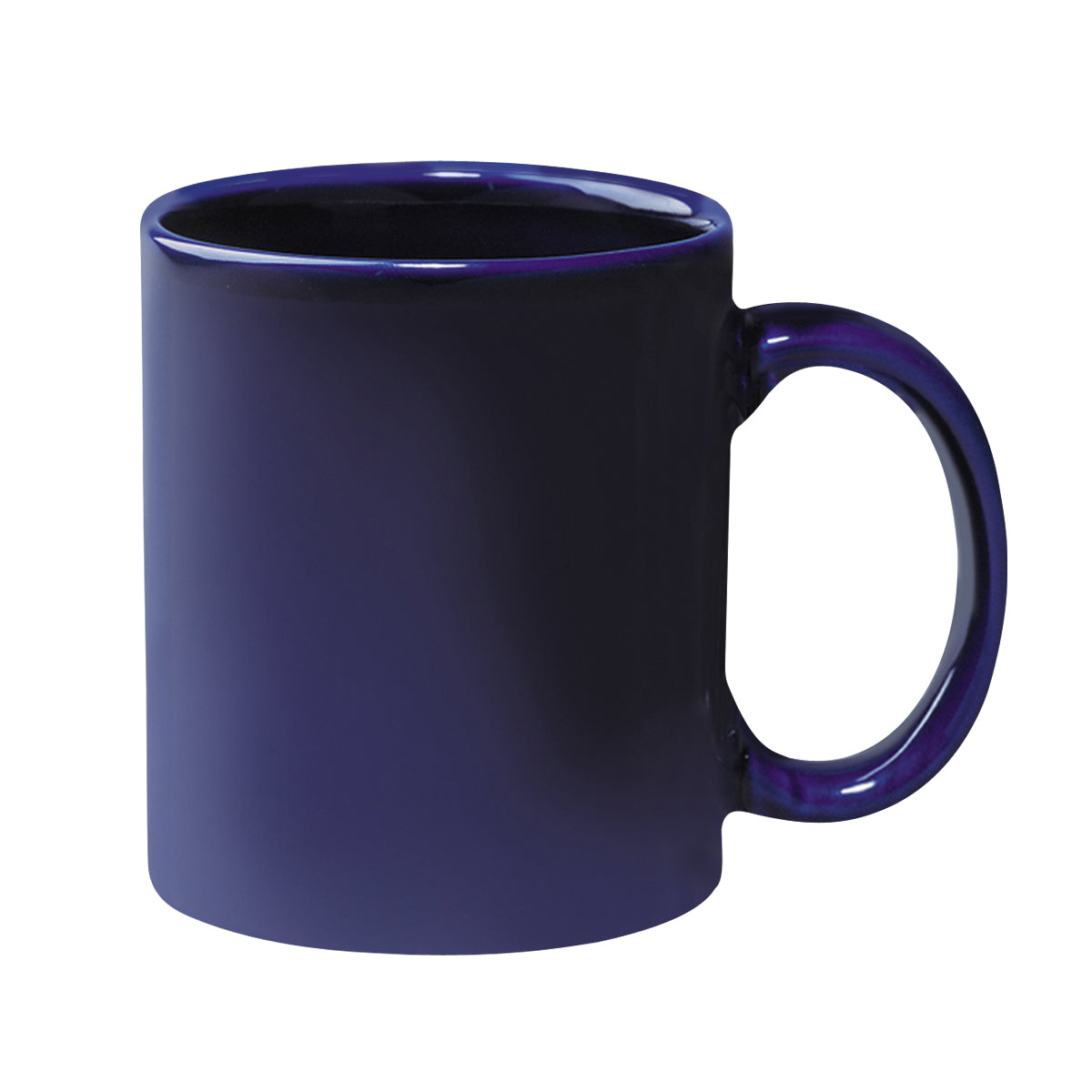 11 Oz. Colored Stoneware Mug With C-Handle