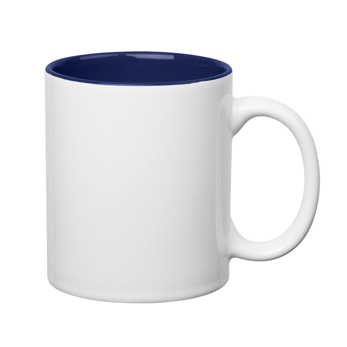 11 Oz. Colored Stoneware Mug With C-Handle