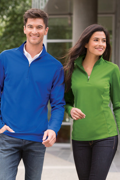 Port Authority Women's Pinpoint Mesh 1/2-Zip . L806