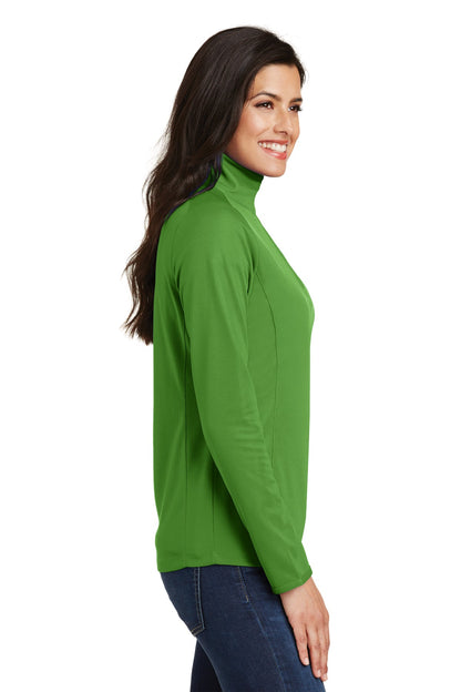 Port Authority Women's Pinpoint Mesh 1/2-Zip . L806