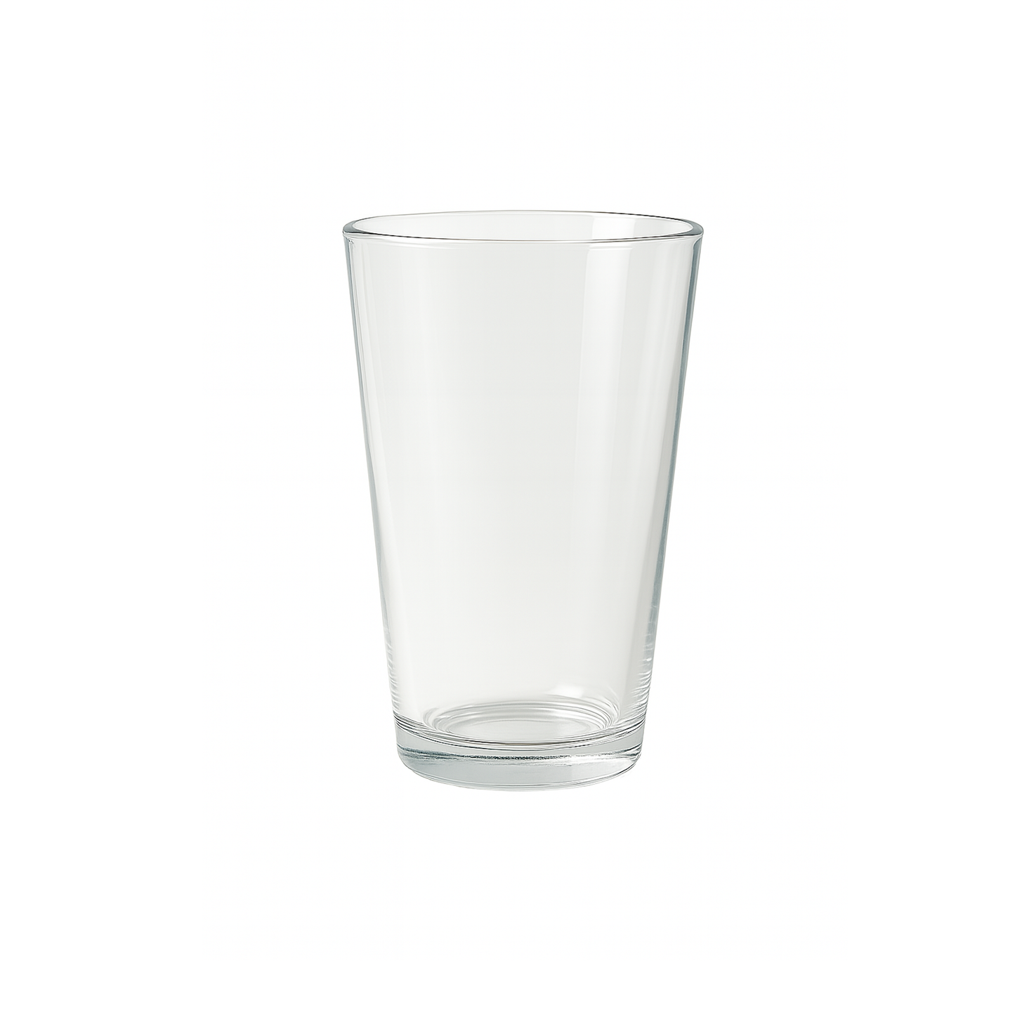 Front View of  Chug Pint Glass plain