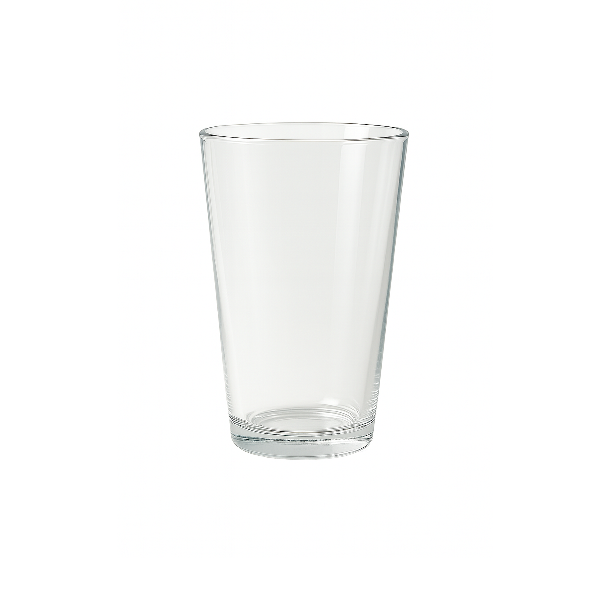 Front View of  Chug Pint Glass plain