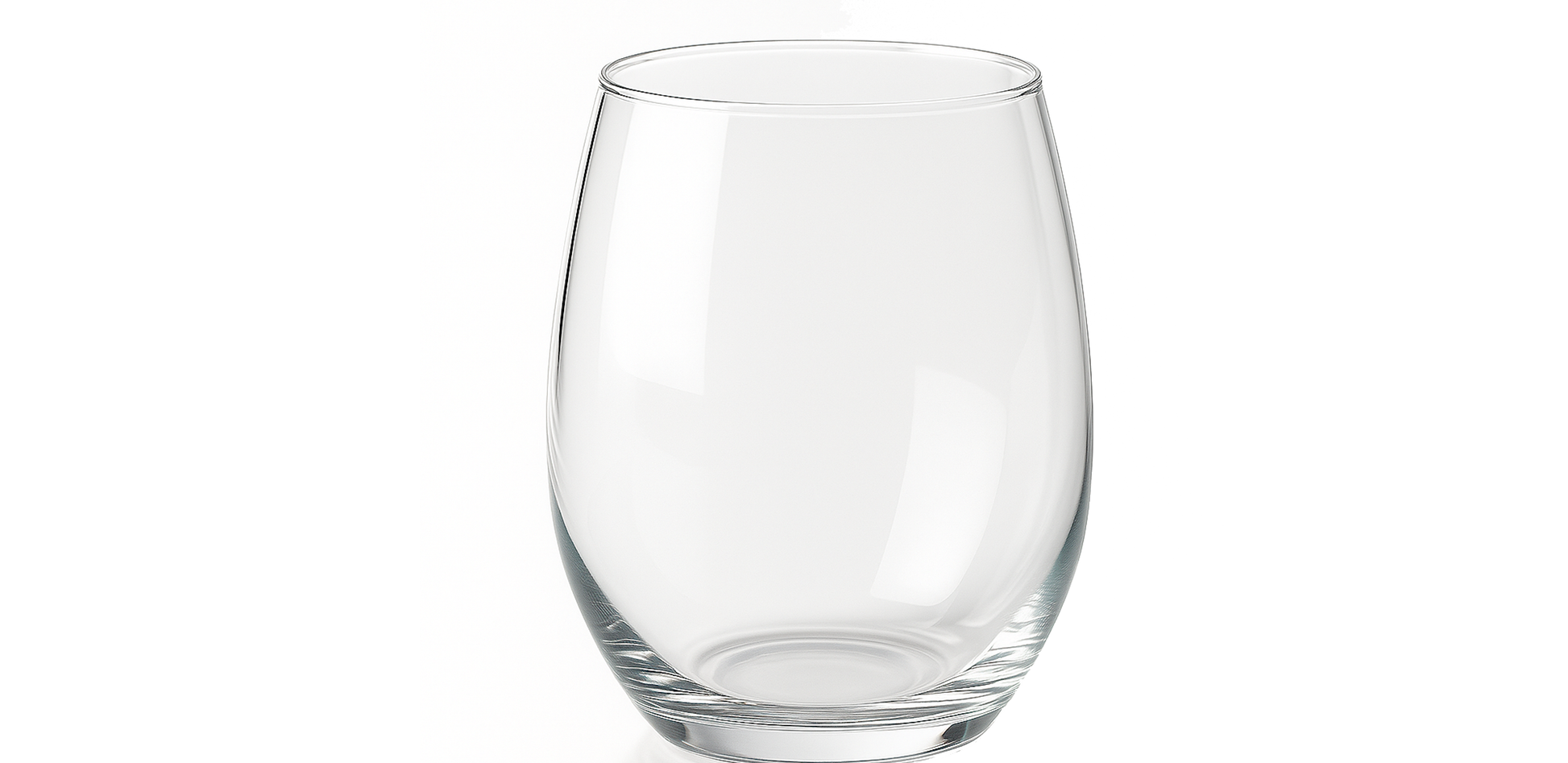 Front View of  Gossip Wine Tumbler plain
