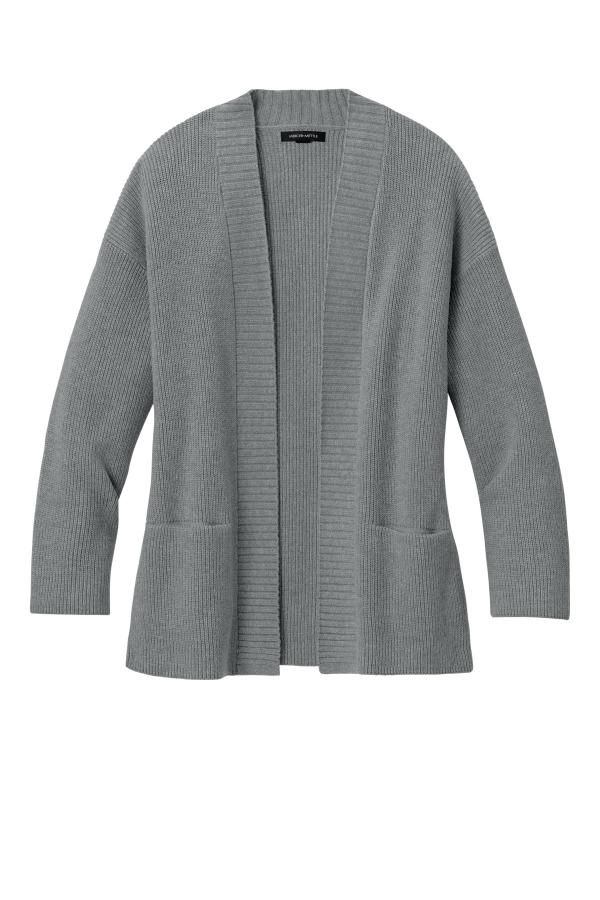 Front View of GustyGyHtr Mercer+Mettle Women's Open Cardi MM3021