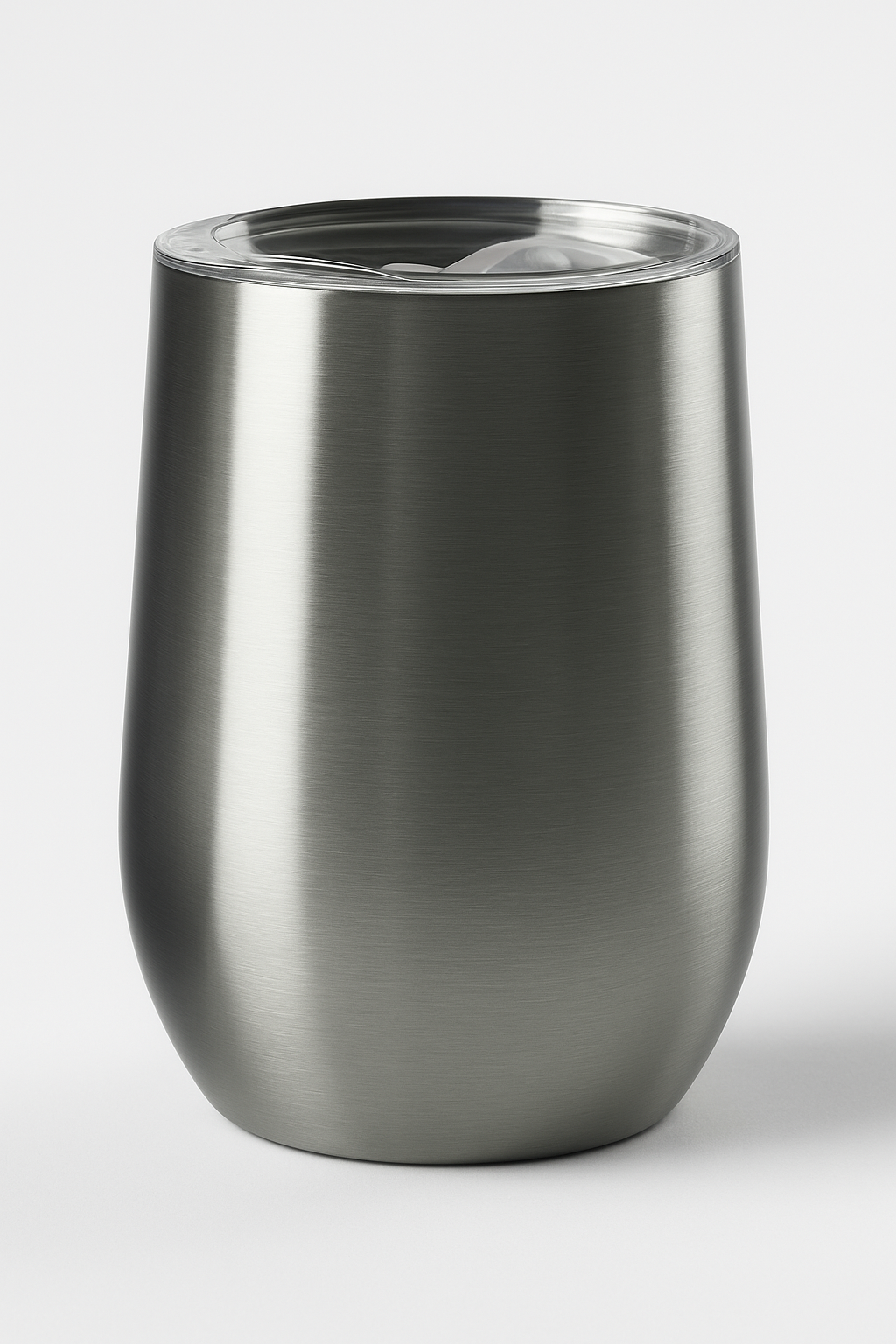 Front View of Steel Chill Wine Tumbler plain