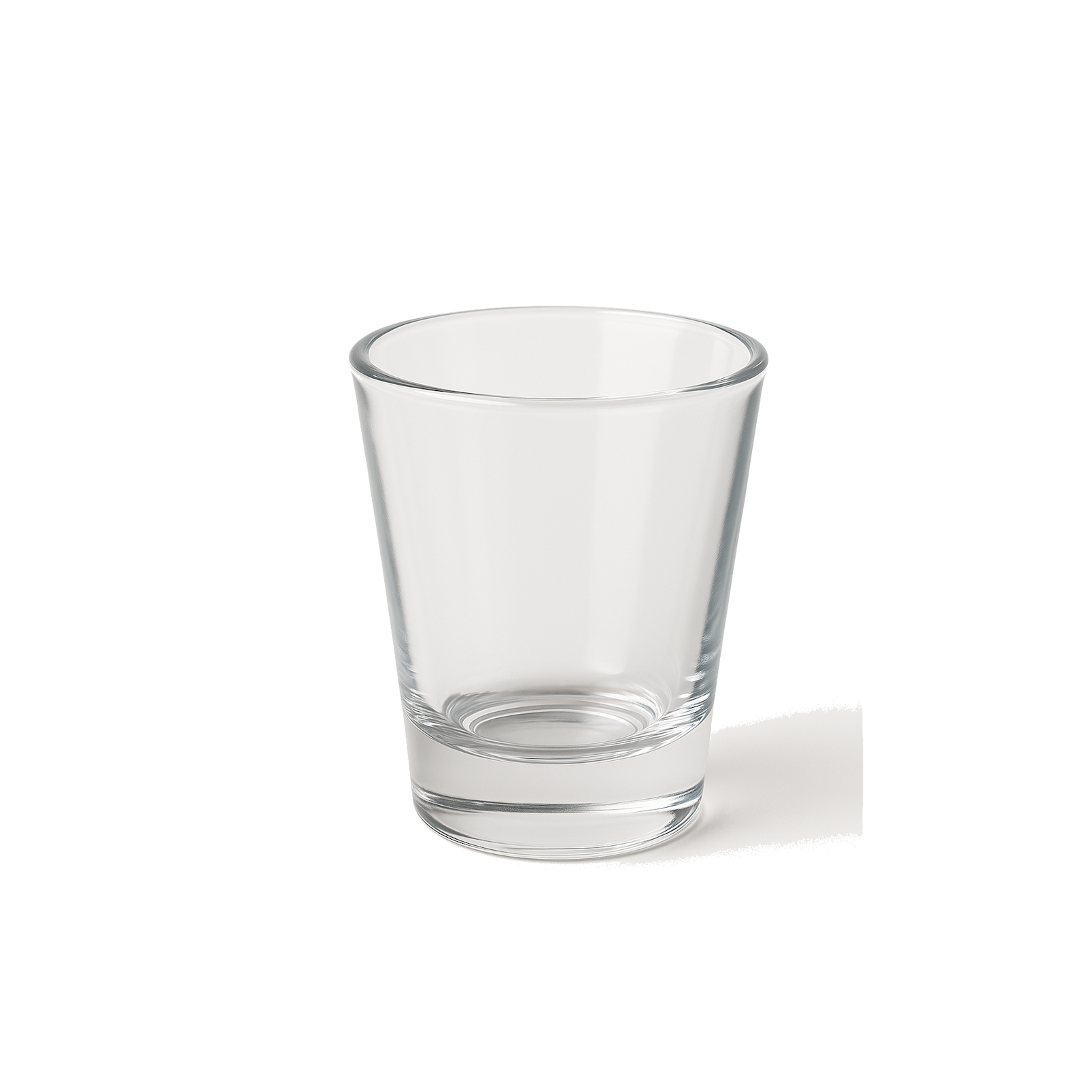 Front View of  Turbo Shot Glass plain