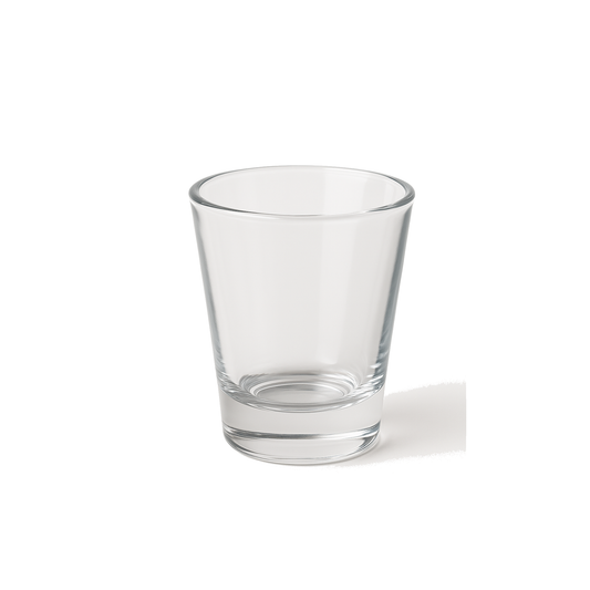 Front View of  Turbo Shot Glass plain