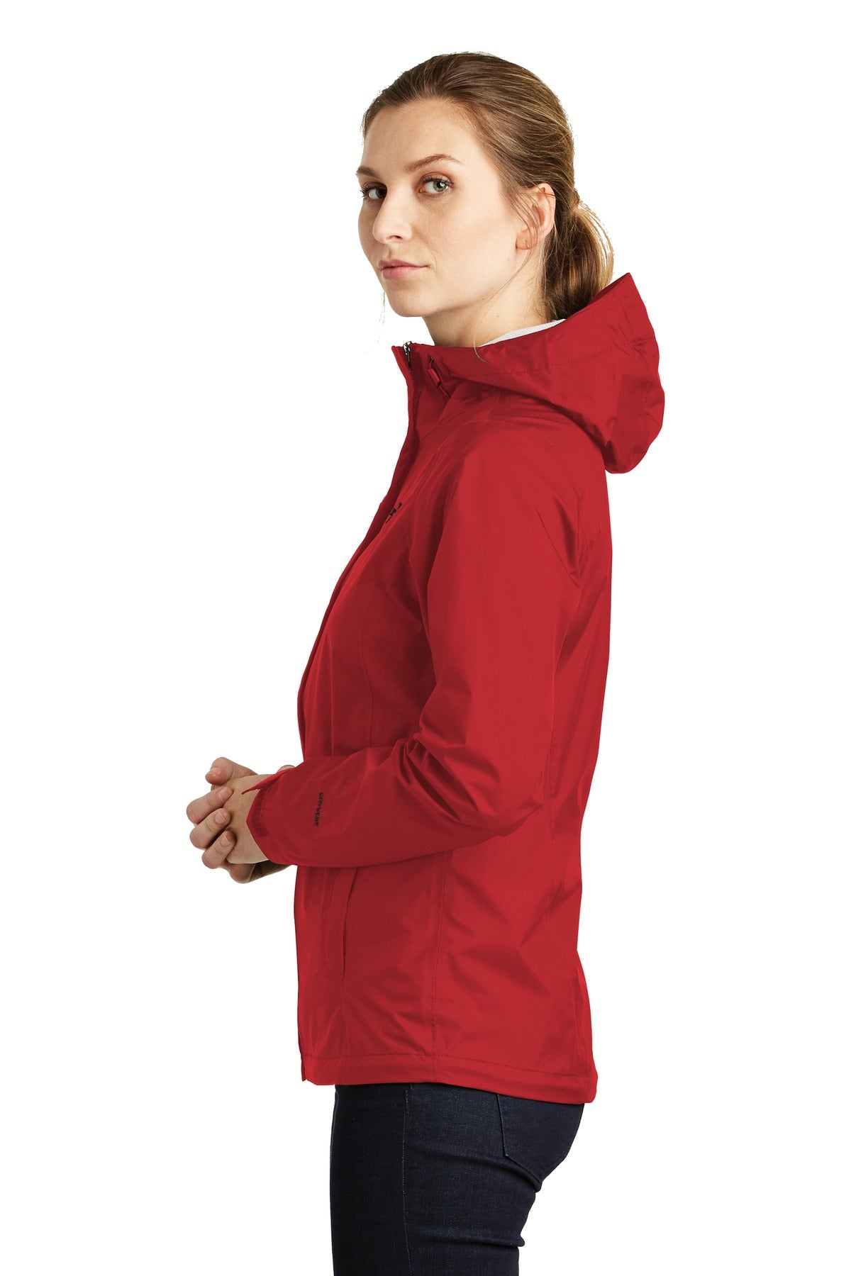 Rage Red The North Face Women's DryVent Rain Jacket. NF0A3LH5