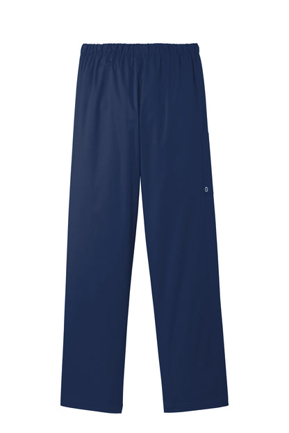 Rear View of Navy Wink Women's WorkFlex Cargo Pant WW4550