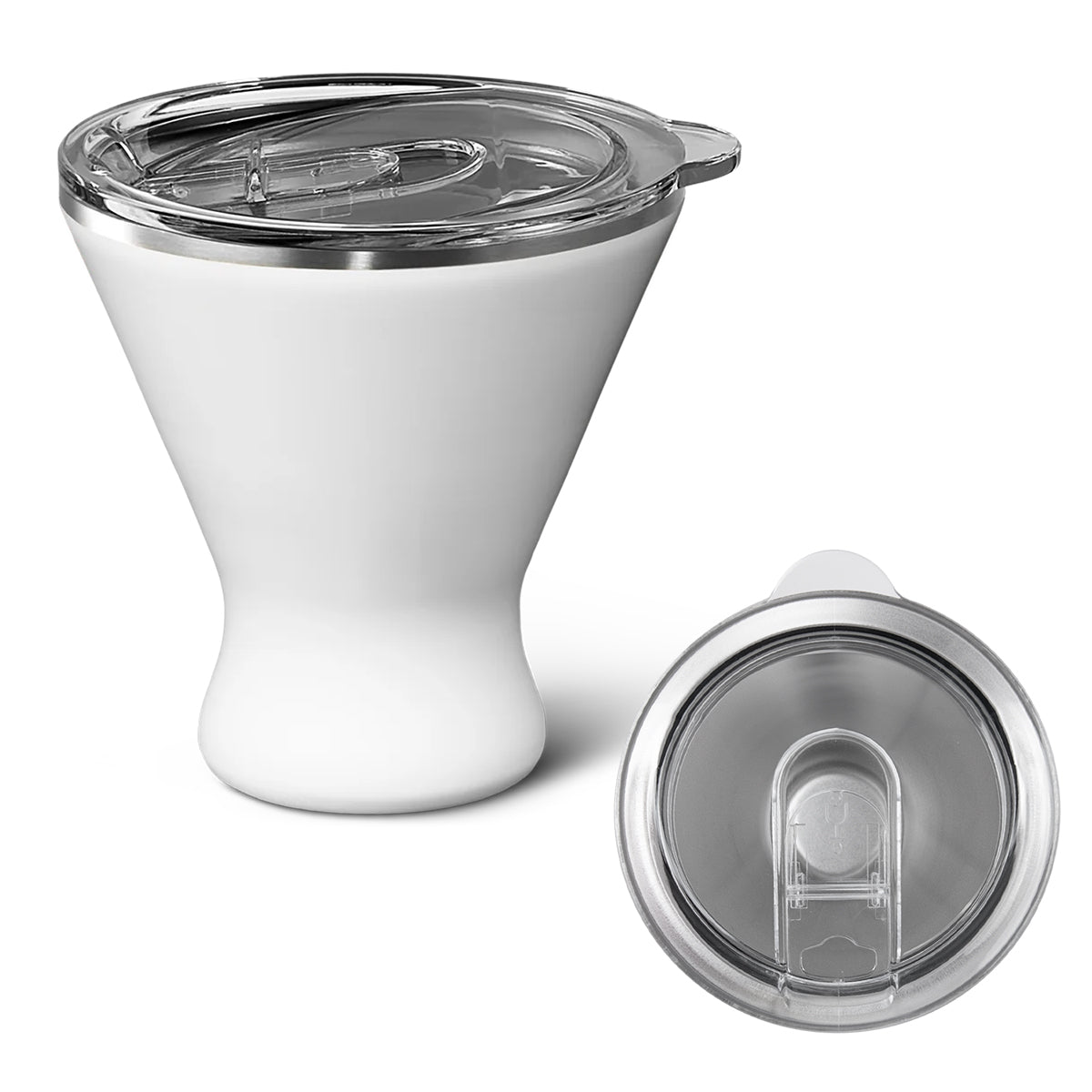 WHITE 10 Oz. BrüMate MargTini plain grouped